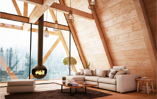 Lounge  em Madeiras para Construção